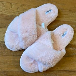 Fluffy slippers
